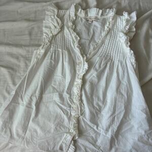 Love the label white blouse